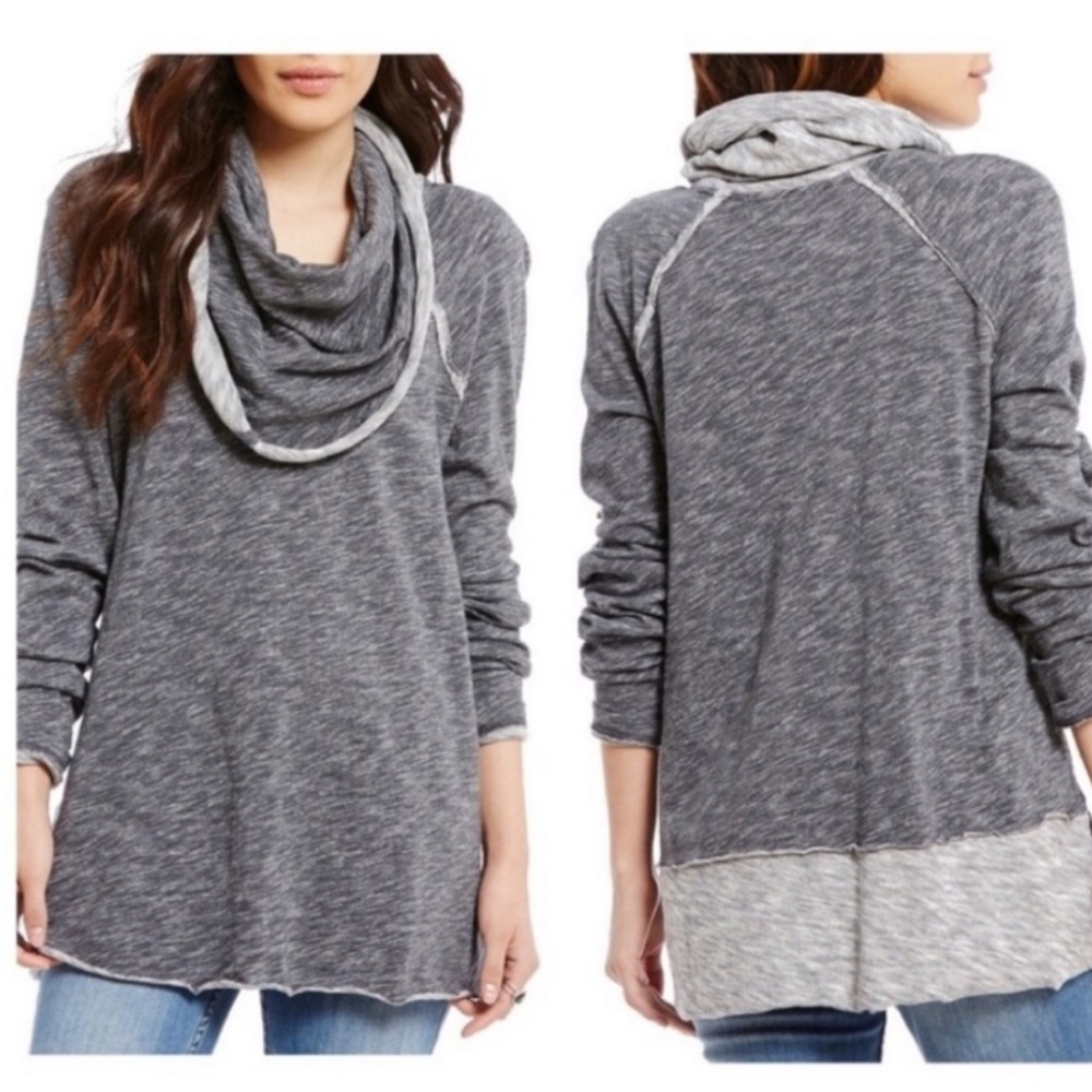 🌟 Free People 🌟 cowl neck long sleeve shirt